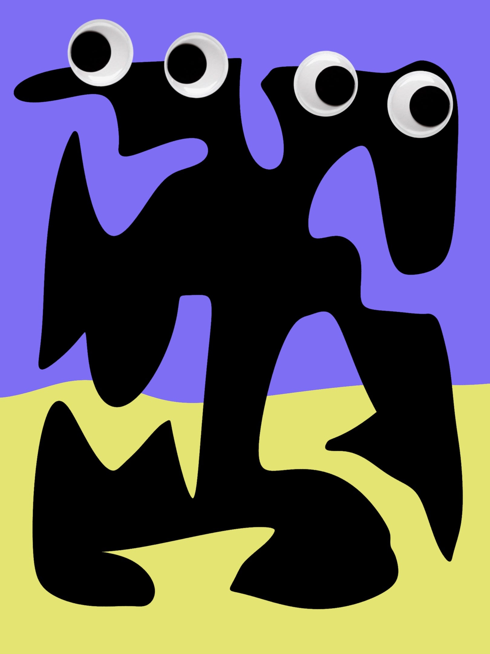 look out party print