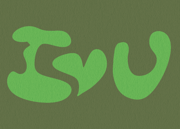 i heart u mini print